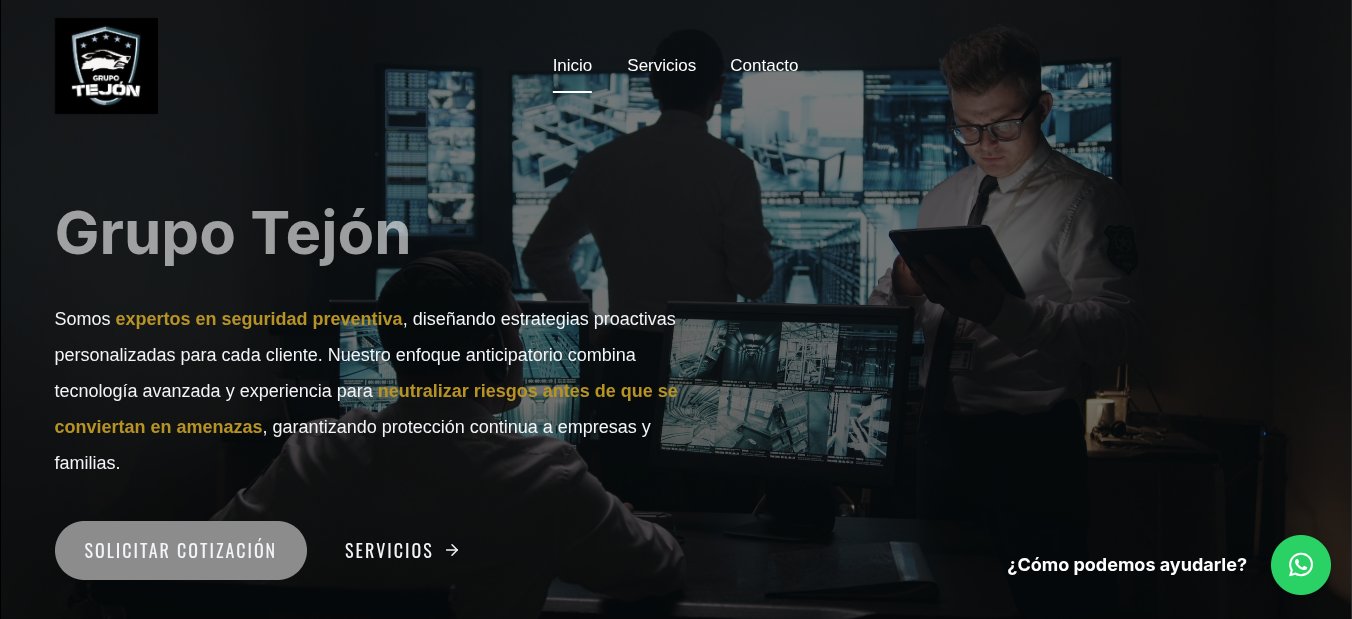 Grupo Tejón — Seguridad preventiva